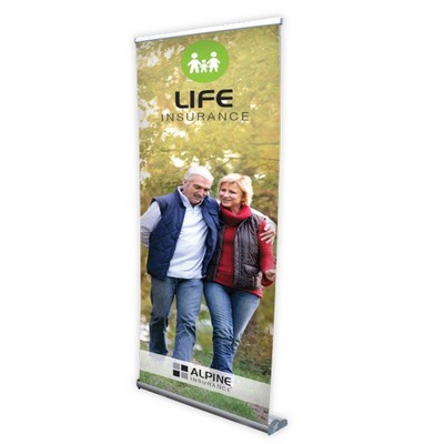 Full Color Standard Retractable Banner Stand (36"x78½" Banner)