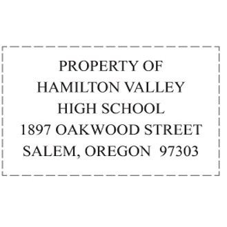 Traditional Wood Stamp RF79 - 1¼" x 2" Impression