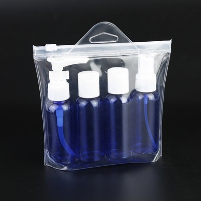Cosmetic Travel Bottle Set With 4 Bottles