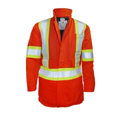 Orange Indura® Ultrasoft® Safety Parka Jacket