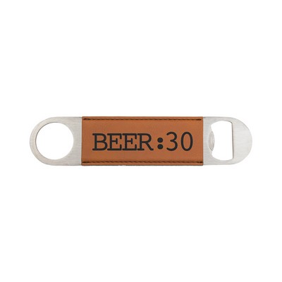 Leatherette Bottle Opener (Rawhide Brown)
