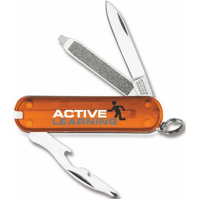 Swiss Army® Translucent Orange Rally Knife