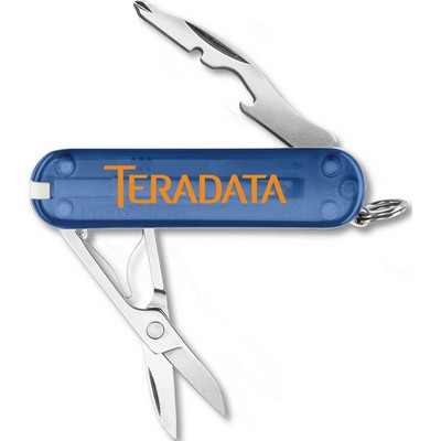 Swiss Army® Translucent Sapphire Blue Jetsetter Flight Friendly Knife