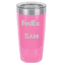 20 Oz. Polar Camel Light Purple Ring Neck Vacuum Insulated Tumbler w/Clear Lid