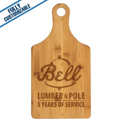 Bamboo Wine Bottle Shaped Cutting Board (13.5" x 7" x .43")