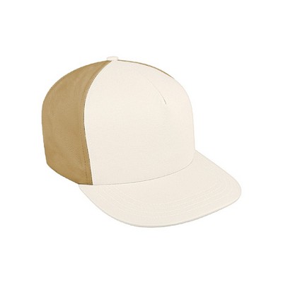 Solid Color Twill Snapback Trucker Cap
