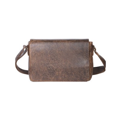 Nappa Leather Messenger Briefcase