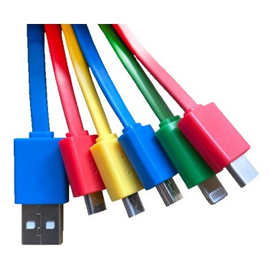 Carabiners 5-in-1 Multi Charging Cable