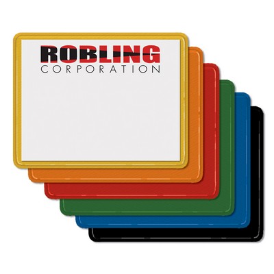 Colored Border I.D. Name Card Holder (4" x 3") w/ Clip