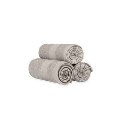 Silver Gray Bleach Proof Oxford Salon & Spa Hand Towel
