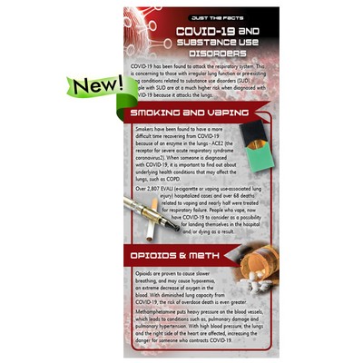 Just The Facts Rack Card: Covid-19 And Substance Use Disorders Brochure