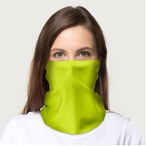 Tuber'z™ Non-Printed Fluorescent Green Neck Gaiter