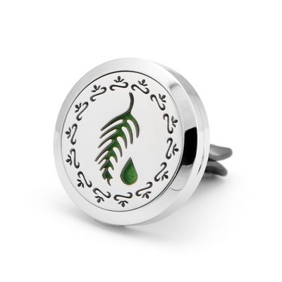 Leaf Car Essential Oil Diffuser Vent Clip Stainless Steel