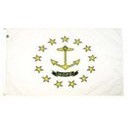 Rhode Island Indoor Parade Flag w/Fringe (3'x5')