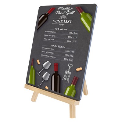 8¼" x 9½" Wood/Slate Easel