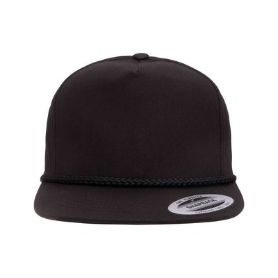 Yupoong Poplin Golf Snapback Cap