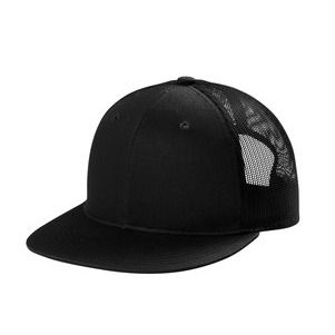 Port Authority Snapback Flat Bill Trucker Cap