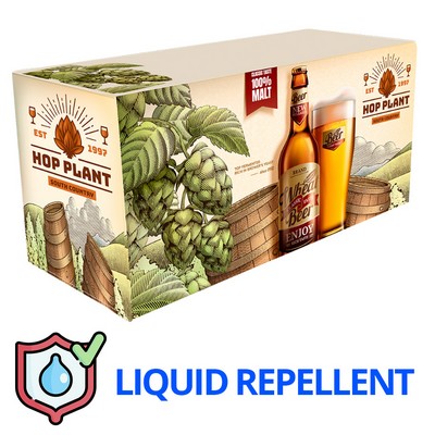 8' x 30"Top x 42"H - (Liquid Repellent) 4 Sided Hemmed Fitted Table Throw