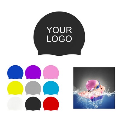 Pro Silicone Swim Cap: Adult Waterproof Hair Protection