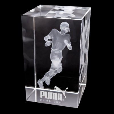 Football 3D Crystal Sport Block