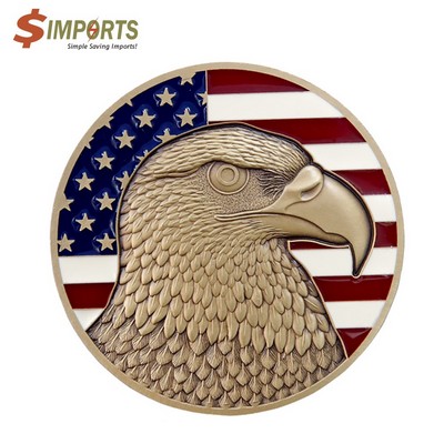 Soft Enamel Brass Coin (Simports)