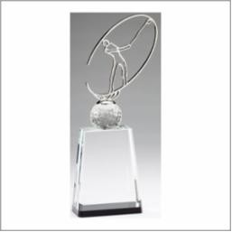 Large Orbital Golfer Crystal