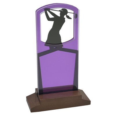 Golf – Women's Award Natural Wood Base