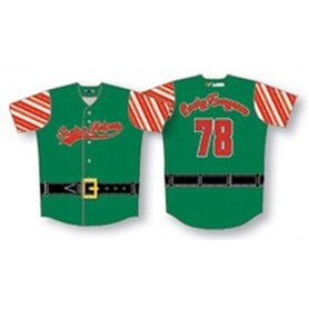 Full Button Up Custom Design Baseball Jersey