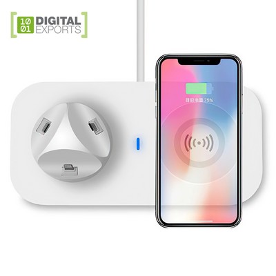 4 In 1 Wireless Charger Supports Fast Charging And Can Be Customized In A Variety Of Colors