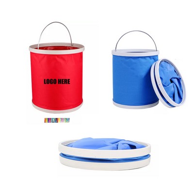 9 Liter Foldable Oxford Water Buckets