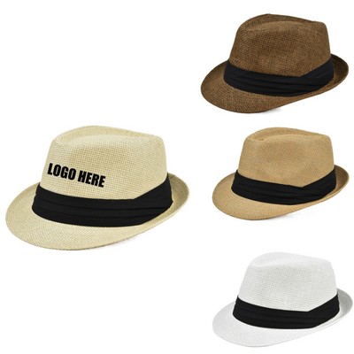 Straw Jazz Hat