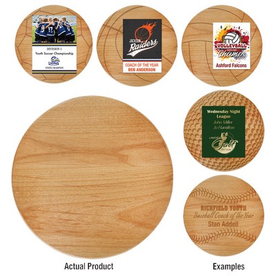 Diameter Alder Plaque