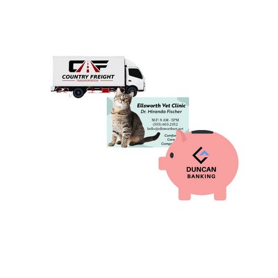 3 Sq. Inch Custom Indoor Magnet 35 Mil