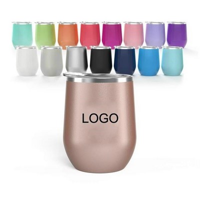 Stainless Steel Egg Shaped Wine Mug