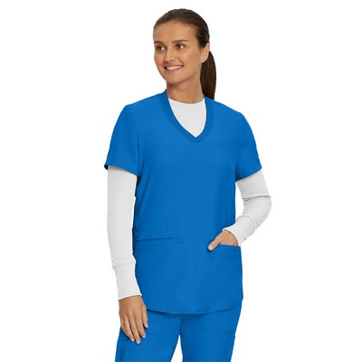 Landau - Forward - Women's One-Pocket Long-Sleeve Crew Neck Underscrub Tee