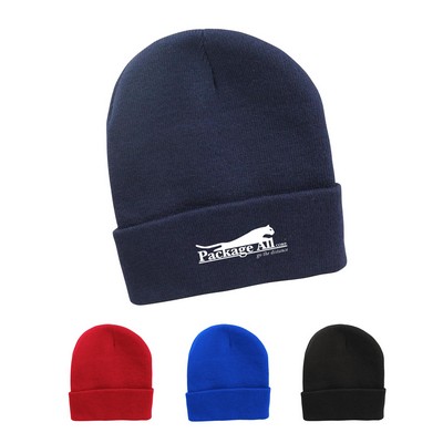 12" Acrylic Knitting Beanie/Cap