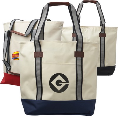 Top Zipper Closure Polyester Tote Bags (20" x 15.5")