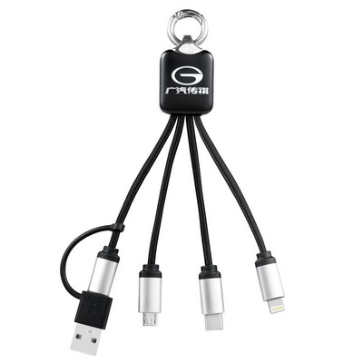 Double-Input 3-In-1 Charging Buddy Cable Set