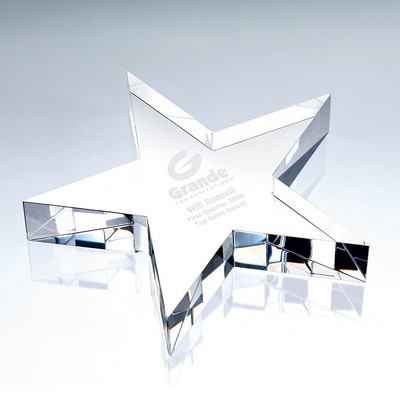 Flat Star Paperweight- Medium