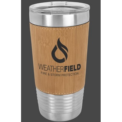 Polar Camel 20 oz. Bamboo Laserable