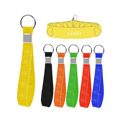 Silicone Bracelet Keychain