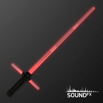 LED Red Cross Saber with Sound, Expandable - BLANK