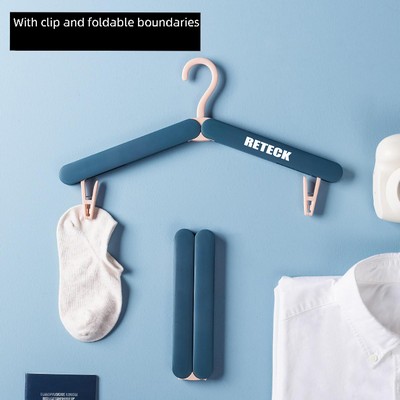 Lightweight Foldable Travel Hanger Hook with Clip