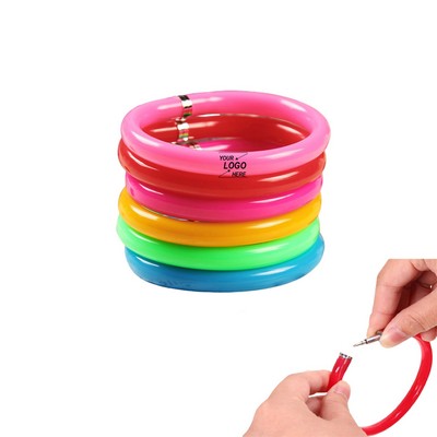 Silicone Ballpoint Pen Bracelet