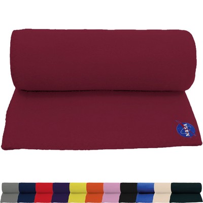 100% Polyester Blankets w/ Matching Whipstitch, 50" X 60"