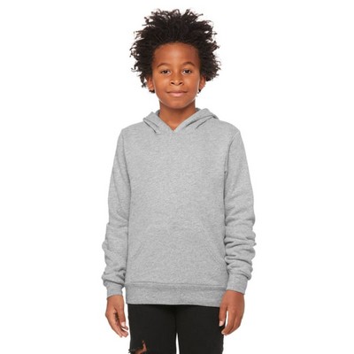 Bella + Canvas Youth Sponge Fleece Pullover Hooded Sweatshirt