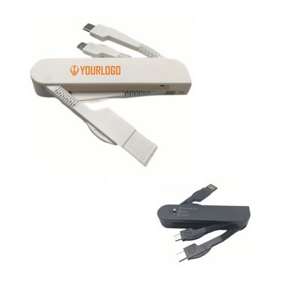 4-In-1 Charging Cable in Army Knife Design
