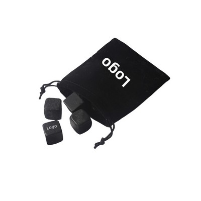 Reusable Basalt Whiskey Chilling Stones Set