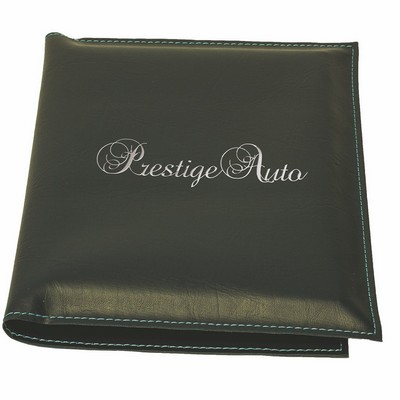 7" x 10" Car Warranty Holder in Synthetic Leather