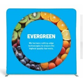 Single Sided Straight Tension Fabric Displays (7.5'x10')